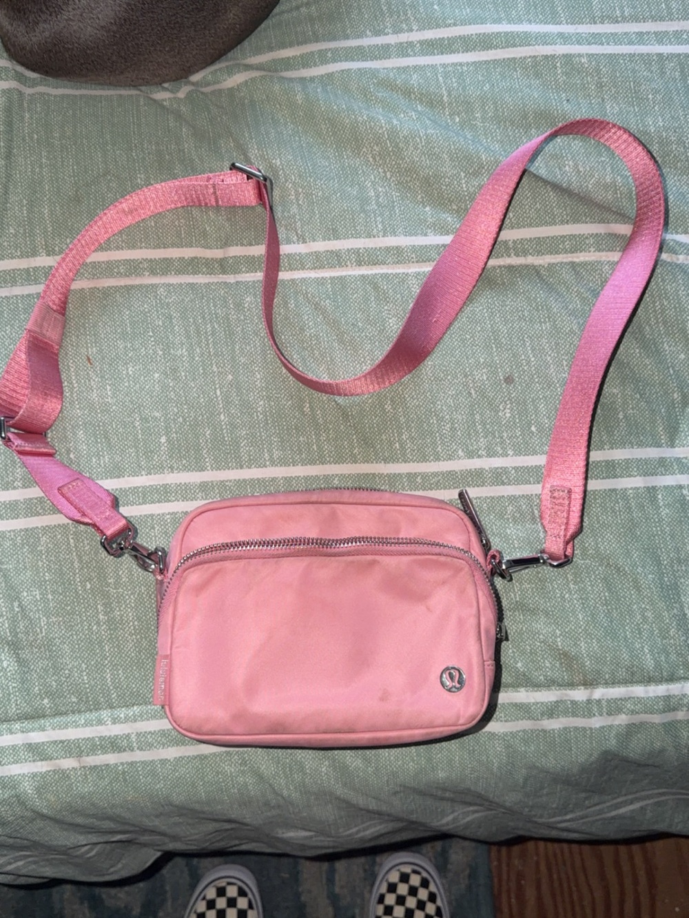 lululemon athletica Dusty Pink Crossbody Bag with Adjustable Strap